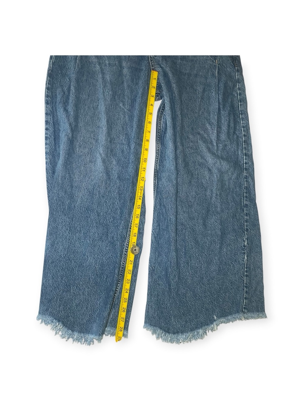 Free People We The Free Old West Slouchy Jeans Size 31 Wide Leg Denim - Picture 9 of 10